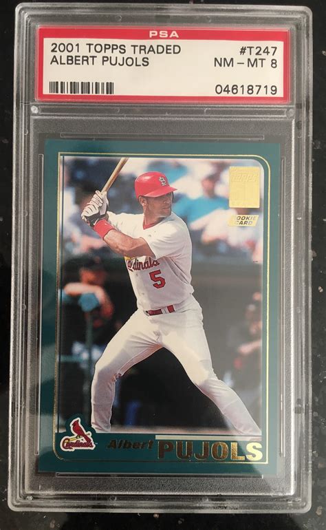 Ft For Trade 2001 Topps Traded St Louis Cardinals Albert Pujols