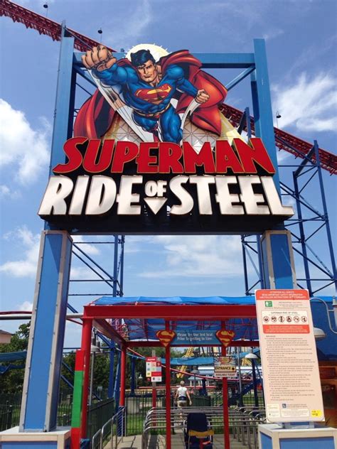 Roller Coaster Superman Ride Of Steel