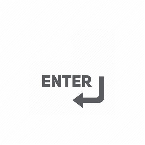Enter Key Icon Download On Iconfinder On Iconfinder