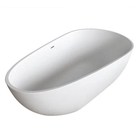What's the difference between stone and resin bathtubs? Universal Tubs Spa Stone 5.3 ft. Artificial Stone Center ...