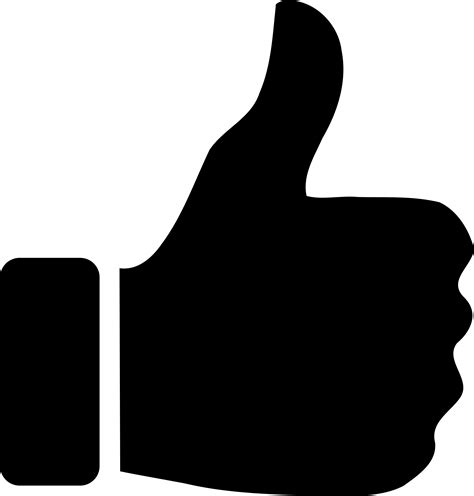 Thumbs Up Icon Vector