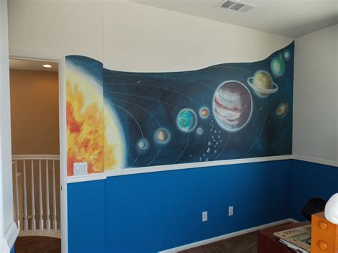 Solar System Wall Painting Mural Wall