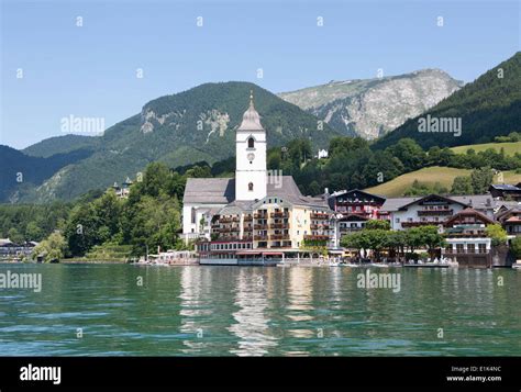 Austria Salzkammergut Salzburg State Lake Wolfgangsee St Wolfgang