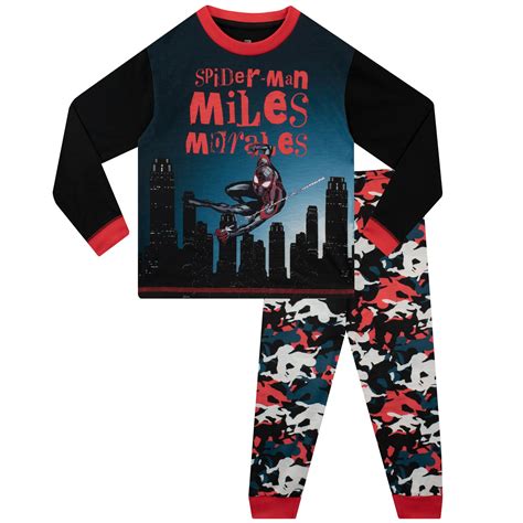 Buy Spider Man Miles Morales Pyjamas Kids Official
