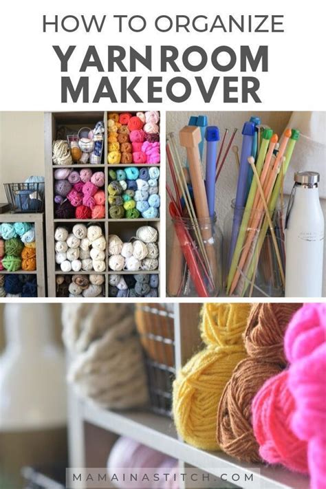 My Yarn Room Makeover How To Organize Knitting Room Yarn