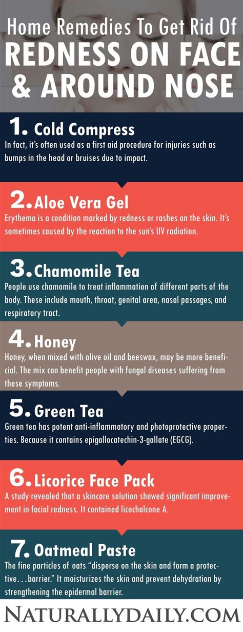 Home Remedies To Get Rid Of Redness On Face And Around Nose Redness