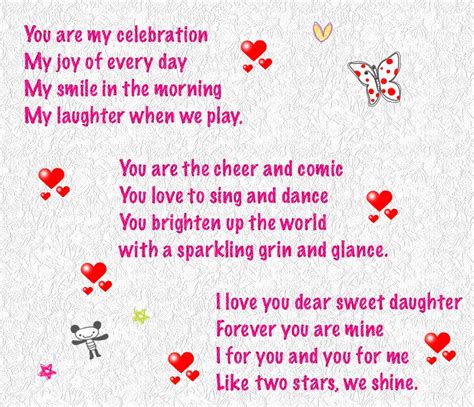 Happy Birthday Poems For Daughter From Mom And Dad Happy Birthday Wishes