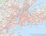 New York City - Karte und Geografie - USA-Info.net