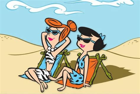 Wilma And Betty ~ The Flintstones Classic Cartoon Characters