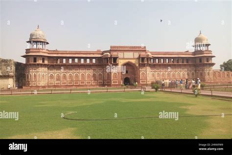 Agra Fort Is A Historical Fort Built For Mughal Emperor Akbar At Agra