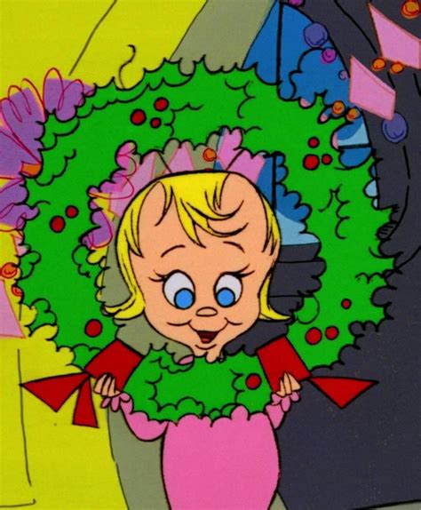 Little Cindy Lou Who Who Was Not More Than Two Christmas Cartoons