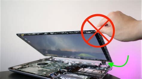 The laptop appears to be dead. Why You Should NOT Lift Laptop Screen At Corner? - YouTube