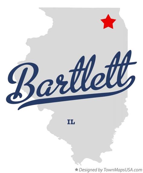 Map Of Bartlett Il Illinois