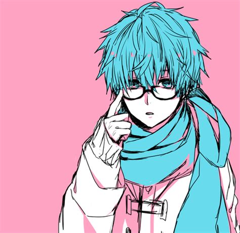 Anime Boy Pink Blue Cute Colors Image By Noz Mi
