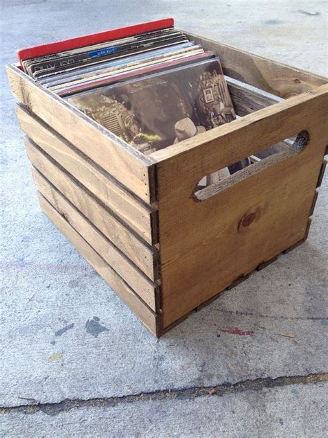 Handmade Wood Recordvinyllp Crate Original Record Crate Vinyl