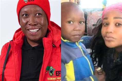 Julius Malemas Ex Housemaid Shows Off Her Child Who Looks Exactly Like Him
