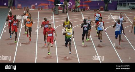 Usain Bolt Wins Gold In The 4 X 100m Mens Final On The Final Night Of