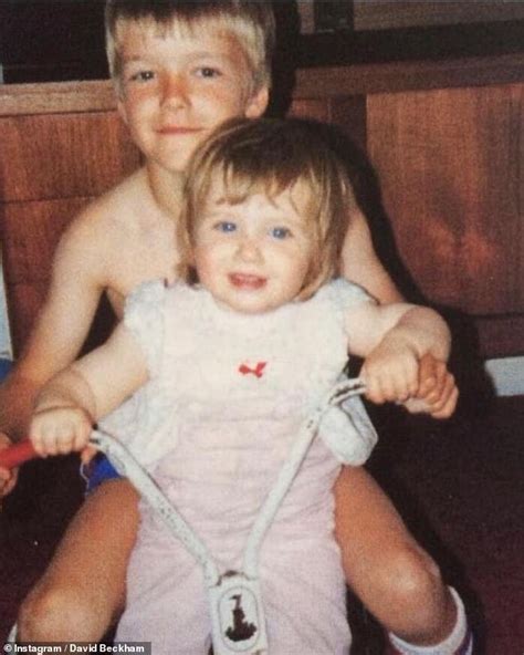 David Beckham Marks Sister Joannes 38th Birthday With Adorable