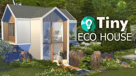 🌱 Eco Tiny House Stop Motion Build The Sims 4 No Cc Youtube