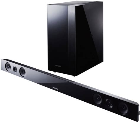 So for all of that we want something to. Samsung 2.1 Soundbar HW-F450 met bluetooth, Zwart | Conrad.nl