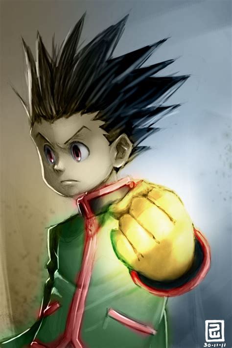 Gon Freecss By Bondwithcolors On Deviantart Gon Freecss Cute