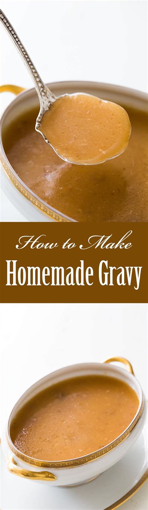 The Only Gravy Recipe Youll Ever Need Recipe Homemade Gravy Gravy
