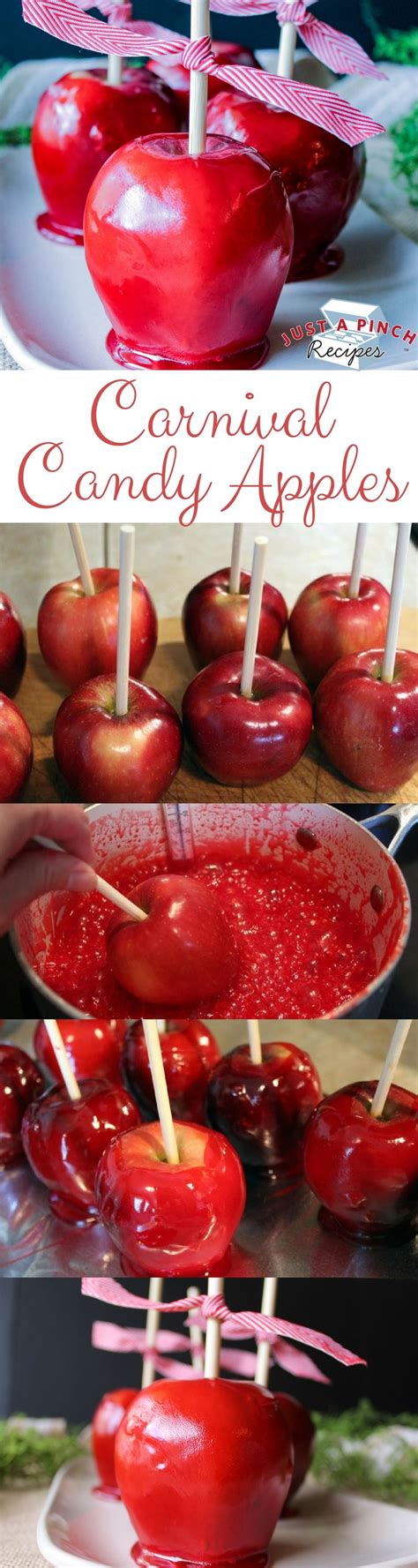 Carnival Candy Apples Recipe Candy Apple Recipe Apple Recipes