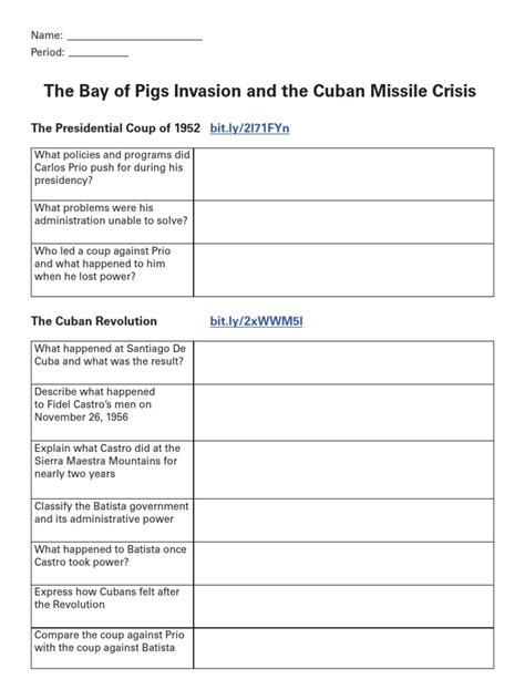 The Bay Of Pigs Invasion And The Cuban Missile Crisis Pdf Fidel
