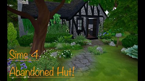 Sims 4 Abandoned Hut Build Youtube