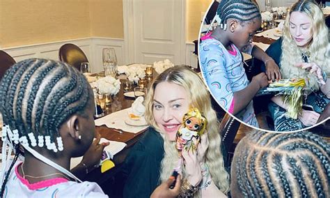 Madonna Beams As She Celebrates Twin Daughters Estere And Stellas Eighth Birthday
