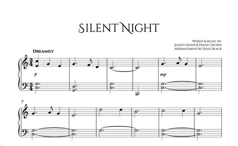 Easy Silent Night Piano Sheet Ubicaciondepersonascdmxgobmx