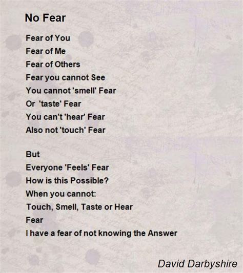 Fear Poems