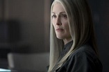 Official still image of Julianne Moore as President Alma Coin in # ...
