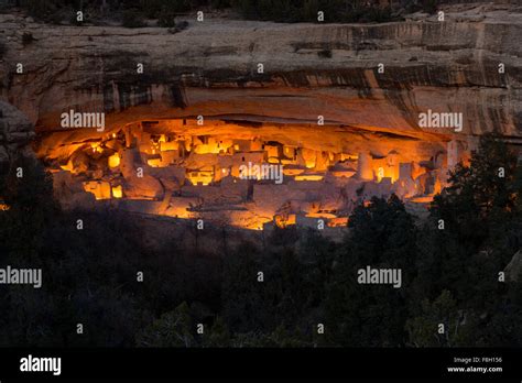 Mesa Verde National Park Colorado Usa 9th December 2015 Cliff