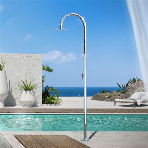 pool outdoor shower sole 48 e6 inoxstyle traditional stainless steel home