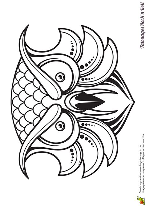 Check spelling or type a new query. Coloriage Tatouage Rock Hibou Métal