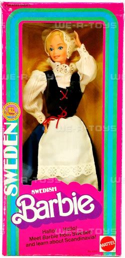 swedish barbie doll 1982 mattel 4032 we r toys