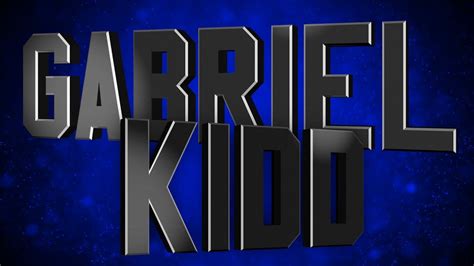 Gabriel Kidd New Entrance Music And Video Youtube