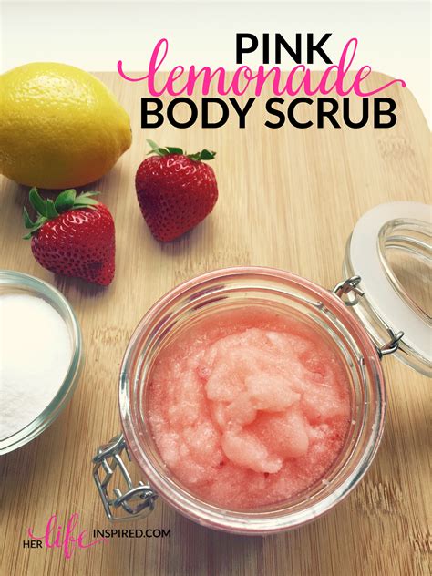 Pink Lemonade Body Scrub Her Life Inspired