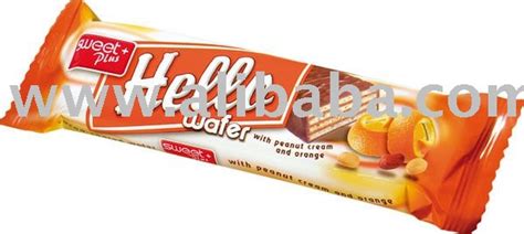Chocolate Wafer Hello Single Packed 40 G Peanuts And Orange Products