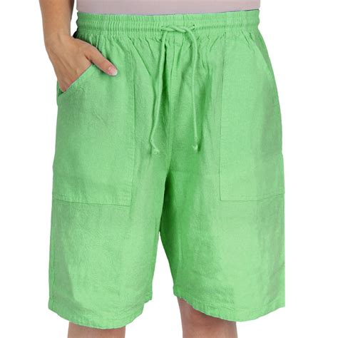 Crinkle Cotton Bermuda Shorts By Sea Breeze