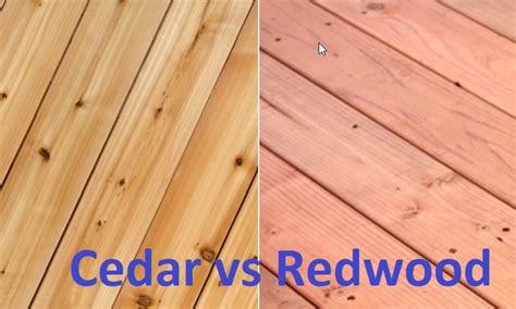 Cedar Vs Redwood For Decking And Fencing Which Is Better