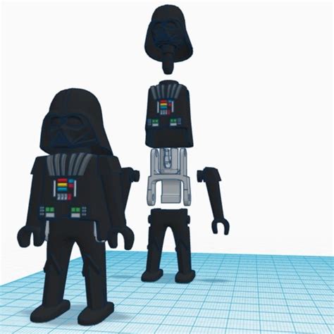 Download Free Stl File Darth Vader Playmobil • 3d Printable Object ・ Cults
