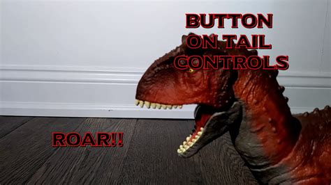 Jurassic World Control N Conquer Carnotaurus Primal Attack Toy Review
