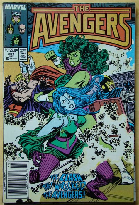 Avengers 293~nov 1988~john Buscematom Palmer Ca Superhero Comic