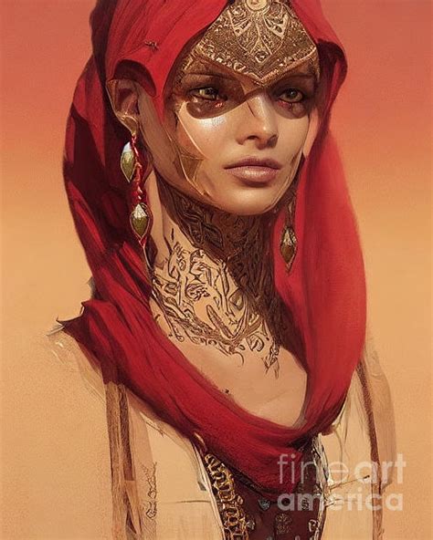 Arabian Princess Digital Art By Constantina Seracin Fine Art America