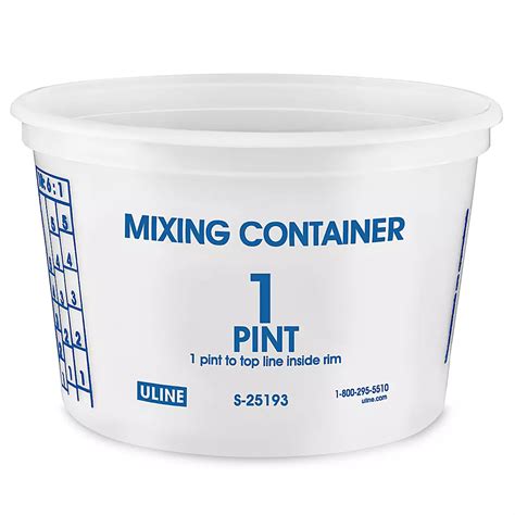 Mixing Container 1 Pint S 25193 Uline