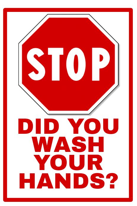 Copy Of Workplace Wash Your Hands Poster Template