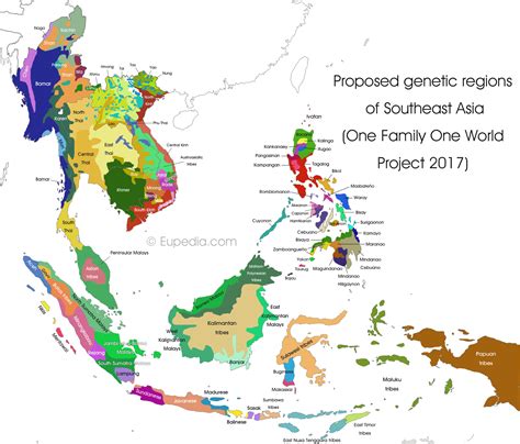 Here Is An Ethnic Map Of Southeast Asia Take A Look At How Malaysia Is