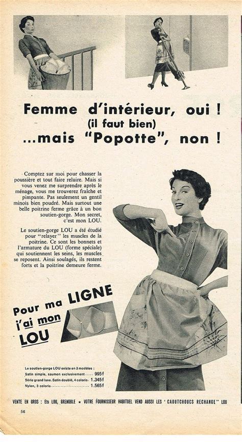 Publicite Advertising 024 1955 Lou Soutien Gorge In Collections Objets Publicitaires